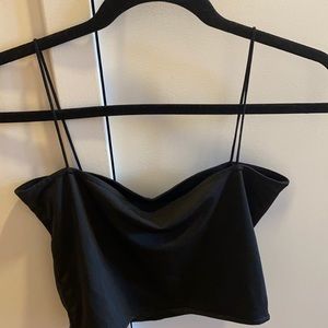 Black Spaghetti Strap Tank